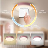  Brilagi - LED plafonsko svetlo POOL LED/60W/230V 3000/4000/6000K 50 cm ružičasta | Eponuda.com