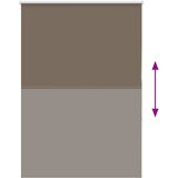 Rolo zavjesa Blackout Coffee 110x130 cm Širina tkanine 105,7 cm | shoptok.hr