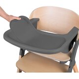 Lionelo Stolček za hranjenje Lionelo Megan, sivo-lesen | Shoptok.si