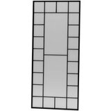 Hanah home Metalno ogledalo Boxia Black | ePonuda.com