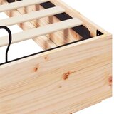  Otoman krevet Prirodna 140 x 190 cm Masivna borovina | shoptok.hr