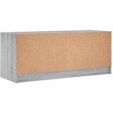 vidaXL TV ormarić sa staklenim vratima siva boja hrasta 102x37x42 cm | shoptok.hr