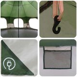  Obiteljski šator Zelena 10 osoba 185T Poliester s PU premazom - Zelena 10-osobni | shoptok.hr
