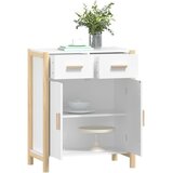 Komoda bijela 62 x 38 x 75 cm od konstruiranog drva | shoptok.hr