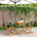 vidaXL 3-dijelni bistro set od tkanine i masivnog drva antracit Cijene