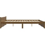  Okvir za krevet od masivnog drva smeđa boja meda 200 x 200 cm | shoptok.hr