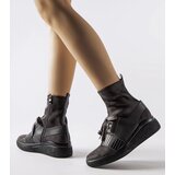 Gemre Gray sock ankle boots on a wedge Spoleto | shoptok.hr