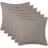  Presvlaka za jastuk 6 pcs HOUTEN Svjetlosiva 50 x 50 cm Bouclé | shoptok.hr
