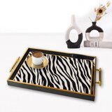 Aberto Design Poslužavnik TPA9803 50 x 29 x 3.5 cm, Šareni u