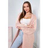 Kesi Long cardigan light powder pink | shoptok.hr