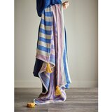 Bloomingville Modra odeja iz mešanice bombaža 130x160 cm Arlie – | Shoptok.si