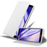 Cadorabo Ohišje, združljivo z Honor 7X v klasično srebrno - Zaščitni ovitek z magnetnim zapiranjem, stoječo funkcijo in režo za kartice, (20563836) | Shoptok.si