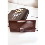  Eco Leather Smooth Women's Wallet Chocolate Erolia | shoptok.hr