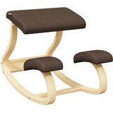 The Living Store Klečalni stol rjav 48x71x51 cm vezana plošča breza - Klečalni Stol, (21445446) | Shoptok.si