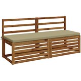  Jastučići za klupe SOEST 2 kom. 100% poliester Svijetlo zelena | shoptok.hr