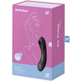Satisfyer Curvy Trinity 4 - Vaginalni in klitorisni vibrator z možnostjo polnjenja (črn) | Shoptok.si