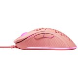 DELTACO GAMING Miš Ultra-Light, 6400 DPI, RGB, Gumeni side-grip, ROZA | shoptok.hr