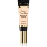 Too Faced Born This Way Soft Matte Foundation matirajoči tekoči puder odtenek Swan 30 ml Cene