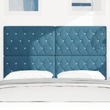  Uzglavlje Tamno plava 160 cm Baršun | shoptok.hr