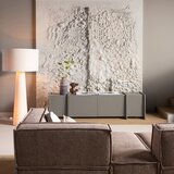 WOOOD Siva TV omarica v jesenovem dekorju 200x53x44 cm Brock – | Shoptok.si