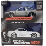 Smrtonosna hitrost: 1986 Toyota Trueno AE86 in 1993 Mazda RX-7 model avtomobila paket 1/32 -