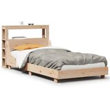 Maison Chic Posteljni okvir - Enojna postelja - Postelja za odrasle brez vzmetnice 90x190 cm trdna borovina-J6695, (21773076) | Shoptok.si