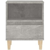  Nočna omarica betonsko siva 40x35x50 cm, (20730350) | Shoptok.si
