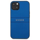 Guess Ovitek Saffiano GUHCP13MPSASBBL, Iphone 13, moder, (20689586) Cene