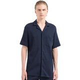 Emporio Armani Waffle Jersey Lounge Shirt Navy Blue Plava | shoptok.hr