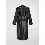 Sinsay Trench kaput od imitacije kože s remenom | shoptok.hr