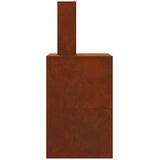  Kamin Smeđa 60 x 40 x 96 cm Čelik otporan na vremenske uvjete | shoptok.hr