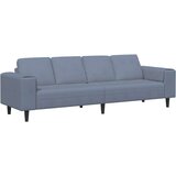  Tkaninska sofa s jastukom Plava 208 cm Baršunasta tkanina | shoptok.hr