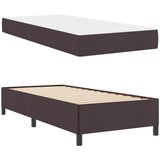  Krevet s opruga kutije Tamno smeđa 90 x 200 cm tkanina | shoptok.hr