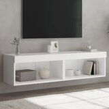 vidaXL TV omarice z LED lučmi 2 kosa bela 60x30x30 cm | Shoptok.si