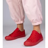 Gemre Red classic quilted sneakers Nessa | Shoptok.si