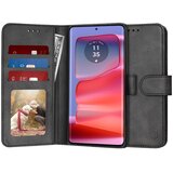 Techsuit Diary Book preklopna torbica za Motorola Edge 50 Pro – črna | Shoptok.si