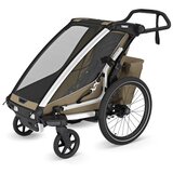 Thule Chariot Cross 2 single multifunkcionalna sportska prikolica za bicikl - 1 dijete, bež Slike