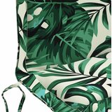  Jastučić za nisku stolicu GEMERT 2 kom. 100% poliester - Listovski uzorak (poliester) 110 x 50 x 3 cm 2 | shoptok.hr
