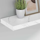 Polica na zidu Zidne 2 pcs Bijeli mramor 50 x 23,5 x 4 cm | shoptok.hr