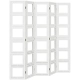  The Living Store Paravan 5-delni bel trden les pavlovnije - Pregrada Za Prostor, (21494168) | Shoptok.si