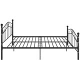  Okvir za krevet crni metalni 200 x 200 cm | shoptok.hr
