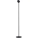 Mat črna kovinska LED stoječa svetilka z upogljivo konstrukcijo/zatemnitvena (višina 121 cm) Irida –
