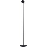 Nova Luce Mat crna metalna LED stojeća svjetiljka sa savitljivom konstrukcijom/s mogućnosti zatamnjivanja (visina 121 cm) Irida – Cijene
