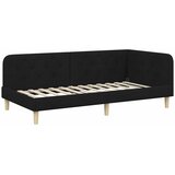  Kutni okvir kreveta Crna 100 x 200 cm tkanina | Eponuda.com