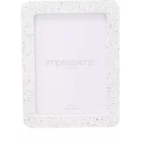 Impressions - Foto ram - Impressions, White with Glitter, 13x18 cm