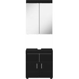  Set namještaja za kupaonicu TULUM 2 pcs Crna 60 x 34 x 63 cm | shoptok.hr