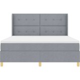 Box spring krevet Svijetlo siva 180 x 200 cm tkanina | shoptok.hr