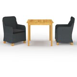  3-dijelni vrtni blagovaonski set tamnosivi | shoptok.hr