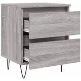  Noćni ormarići 2 kom boja hrasta 40x35x50 cm konstruirano drvo | shoptok.hr