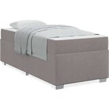 vidaXL Krevetna konstrukcija Sivo-smeđa 100 x 200 cm tkanina | shoptok.hr